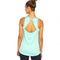 CLOTHING Marika Back Twist Tank Ocean Wave