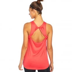 Marika Back Twist Tank Geranium CLOTHING