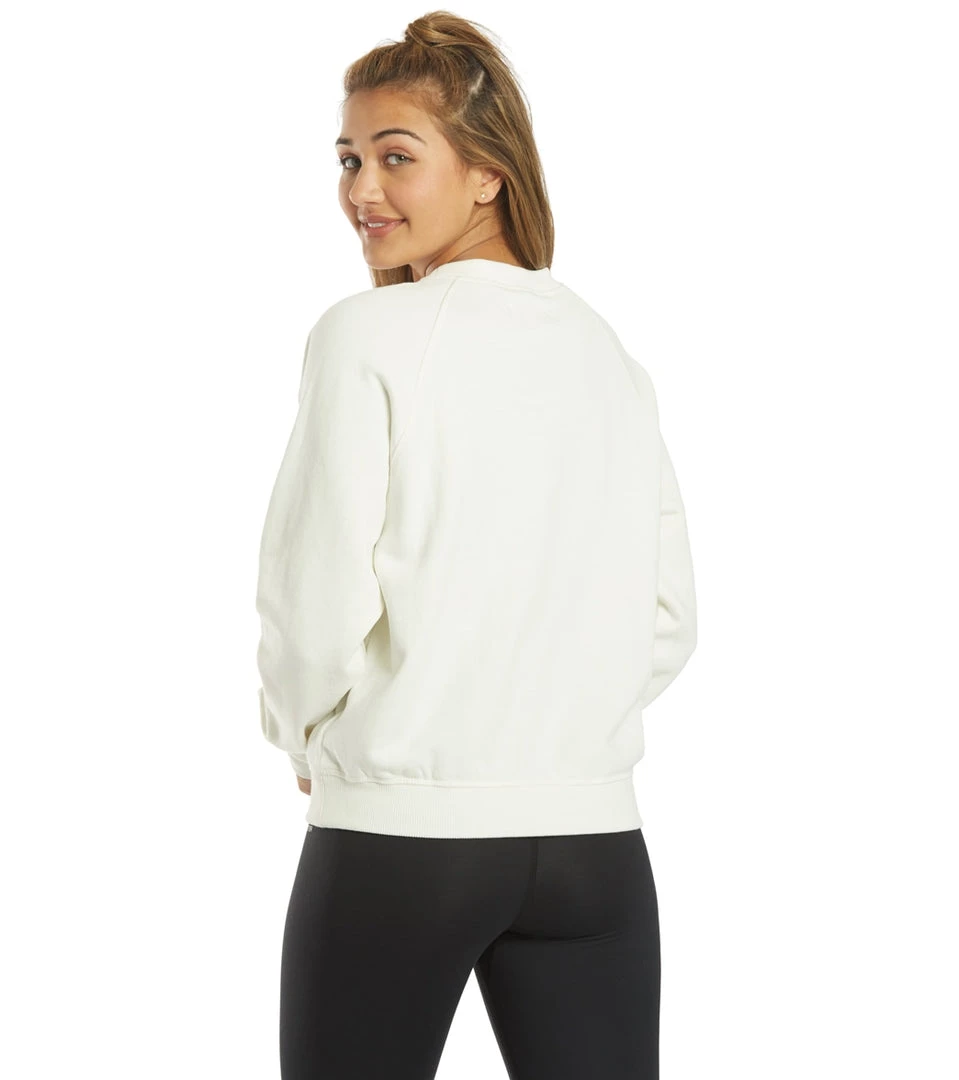 Spiritual Gangster Bridget Raglan Pullover Stone CLOTHING 5 Spiritual Gangster Bridget Raglan Pullover Stone CLOTHING