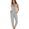 Spiritual Gangster Poppy Jumpsuit Heather Grey