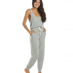 Spiritual Gangster Poppy Jumpsuit Heather Grey 9 Spiritual Gangster Poppy Jumpsuit Heather Grey