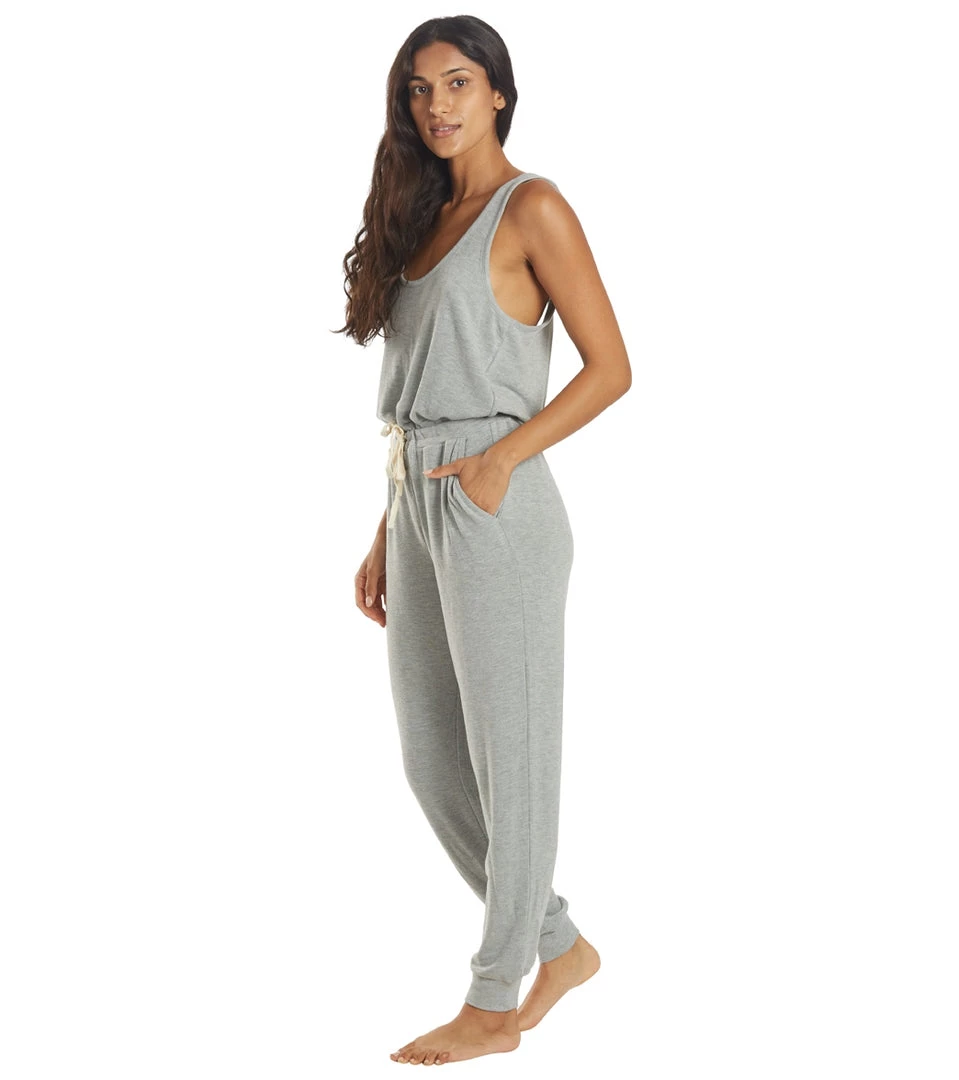 Spiritual Gangster Poppy Jumpsuit Heather Grey 6 Spiritual Gangster Poppy Jumpsuit Heather Grey