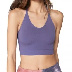 CLOTHING Spiritual Gangster Icon T-Back Sports Bra Twilight