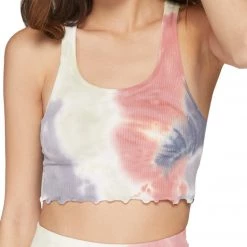 CLOTHING Spiritual Gangster Amor Crop Tank Seascape Spiral Tie Dye 9 CLOTHING Spiritual Gangster Amor Crop Tank Seascape Spiral Tie Dye