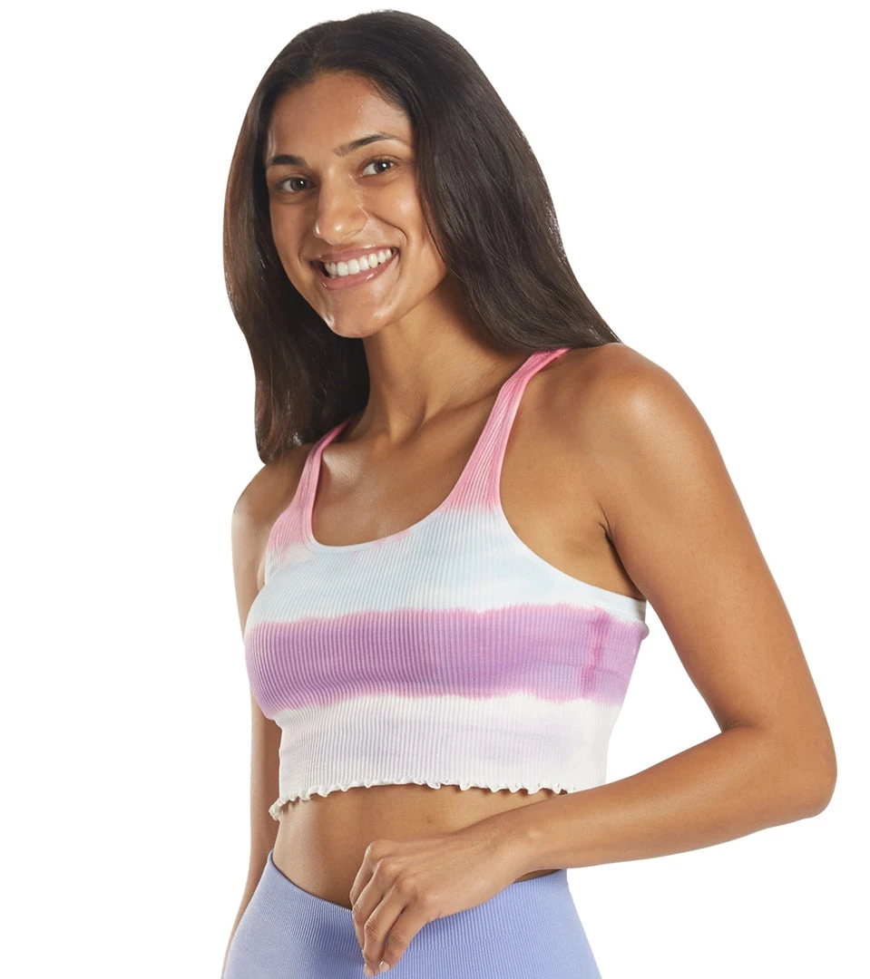 Spiritual Gangster Amor Crop Tank Watercolor Wash Tie Dye CLOTHING 7 Spiritual Gangster Amor Crop Tank Watercolor Wash Tie Dye CLOTHING