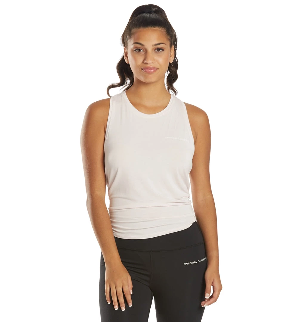 CLOTHING Spiritual Gangster Dream Tie Back Tank Quartz 9 CLOTHING Spiritual Gangster Dream Tie Back Tank Quartz