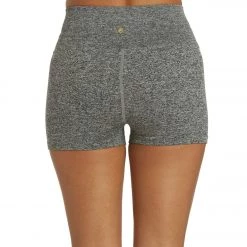 Spiritual Gangster Amor High Waist Shortie Heather Grey CLOTHING