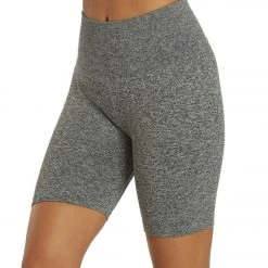 Spiritual Gangster Biker Short Heather Grey