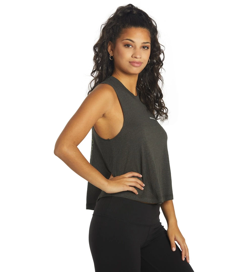 Spiritual Gangster Kindness Crop Tank Vintage Black CLOTHING 4 Spiritual Gangster Kindness Crop Tank Vintage Black CLOTHING