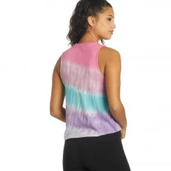 Spiritual Gangster Watercolor Crop Tank Watercolor Wash Tie Dye CLOTHING