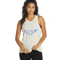 Spiritual Gangster Love More Movement Tank Creamy Stone CLOTHING