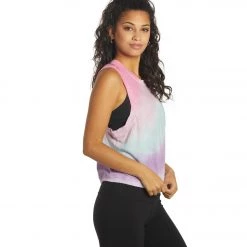 Spiritual Gangster Balance Tank Watercolor Wash Tie Dye CLOTHING