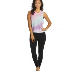 Spiritual Gangster Balance Tank Watercolor Wash Tie Dye CLOTHING