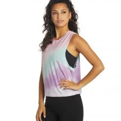 Spiritual Gangster Balance Tank Watercolor Wash Tie Dye CLOTHING