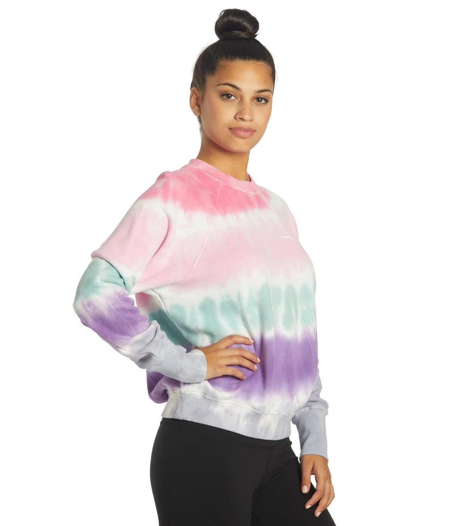 CLOTHING Spiritual Gangster Watercolor Bridget Raglan Pullover Watercolor Wash Tie Dye 4 CLOTHING Spiritual Gangster Watercolor Bridget Raglan Pullover Watercolor Wash Tie Dye