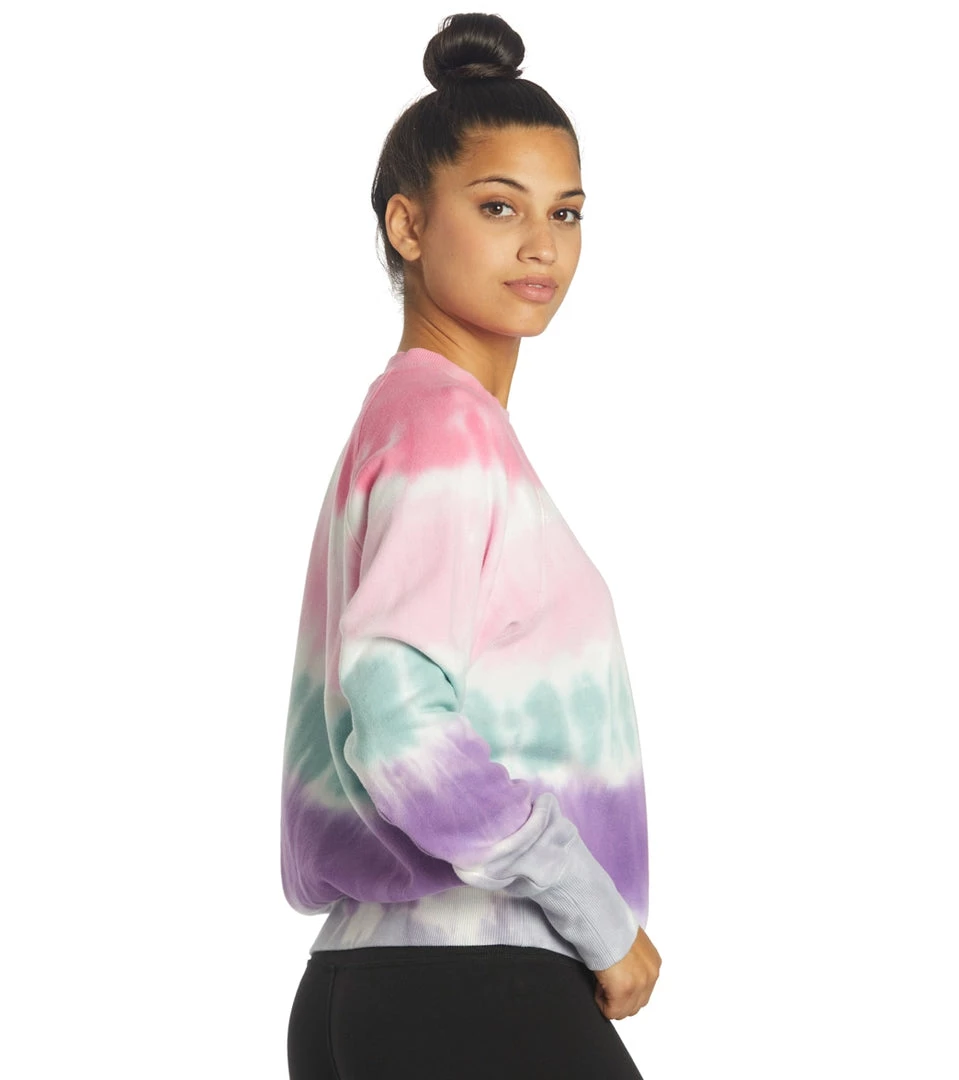 CLOTHING Spiritual Gangster Watercolor Bridget Raglan Pullover Watercolor Wash Tie Dye 5 CLOTHING Spiritual Gangster Watercolor Bridget Raglan Pullover Watercolor Wash Tie Dye