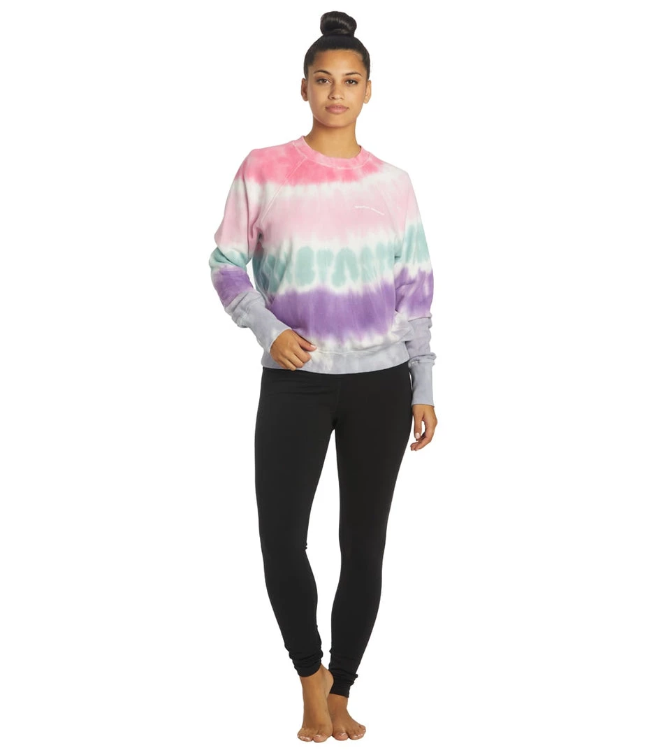 CLOTHING Spiritual Gangster Watercolor Bridget Raglan Pullover Watercolor Wash Tie Dye 6 CLOTHING Spiritual Gangster Watercolor Bridget Raglan Pullover Watercolor Wash Tie Dye