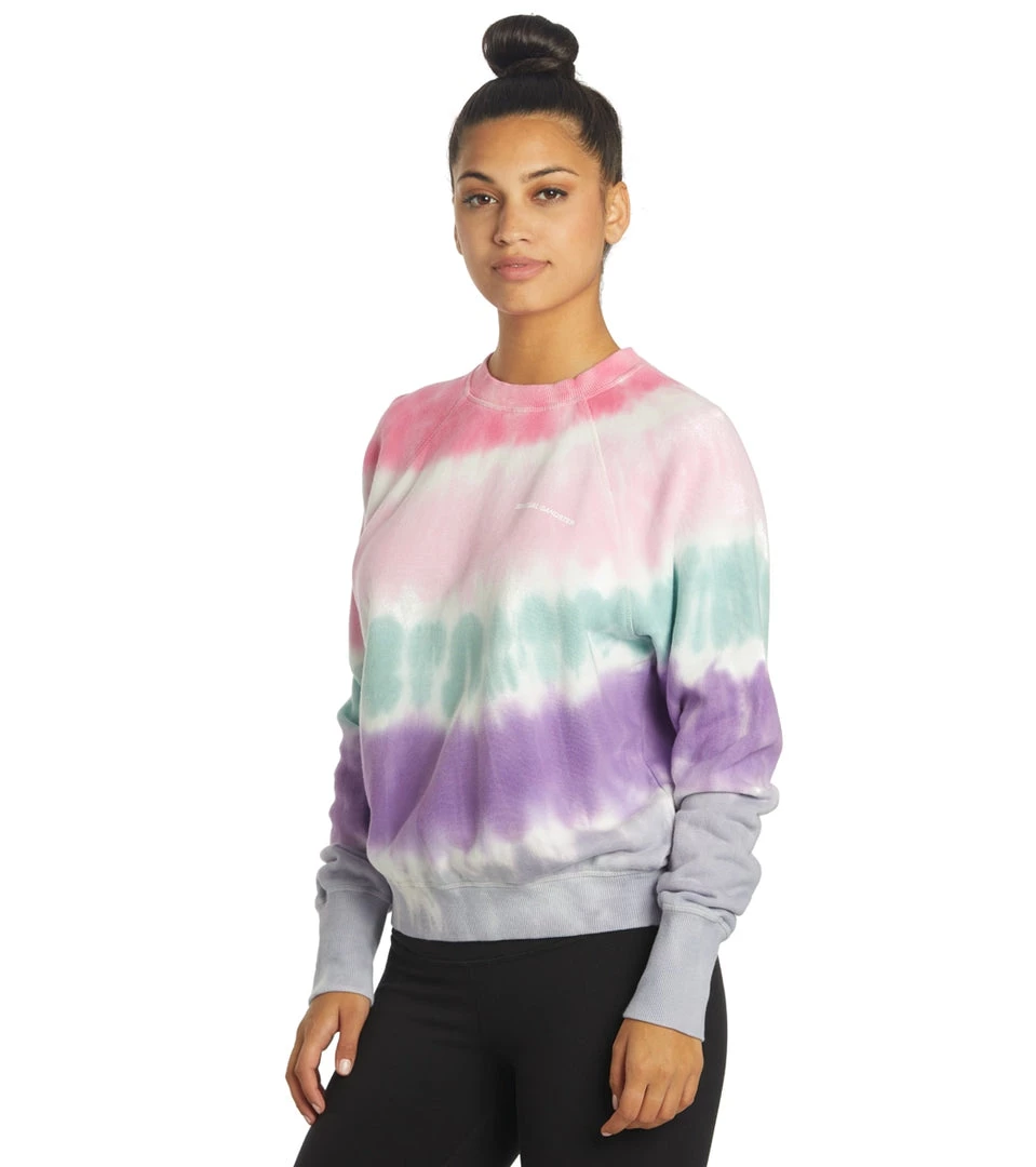 CLOTHING Spiritual Gangster Watercolor Bridget Raglan Pullover Watercolor Wash Tie Dye 7 CLOTHING Spiritual Gangster Watercolor Bridget Raglan Pullover Watercolor Wash Tie Dye