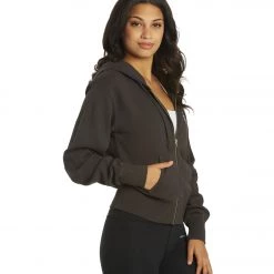 Spiritual Gangster Talullah Zip Hoodie Vintage Black CLOTHING 11 Spiritual Gangster Talullah Zip Hoodie Vintage Black CLOTHING