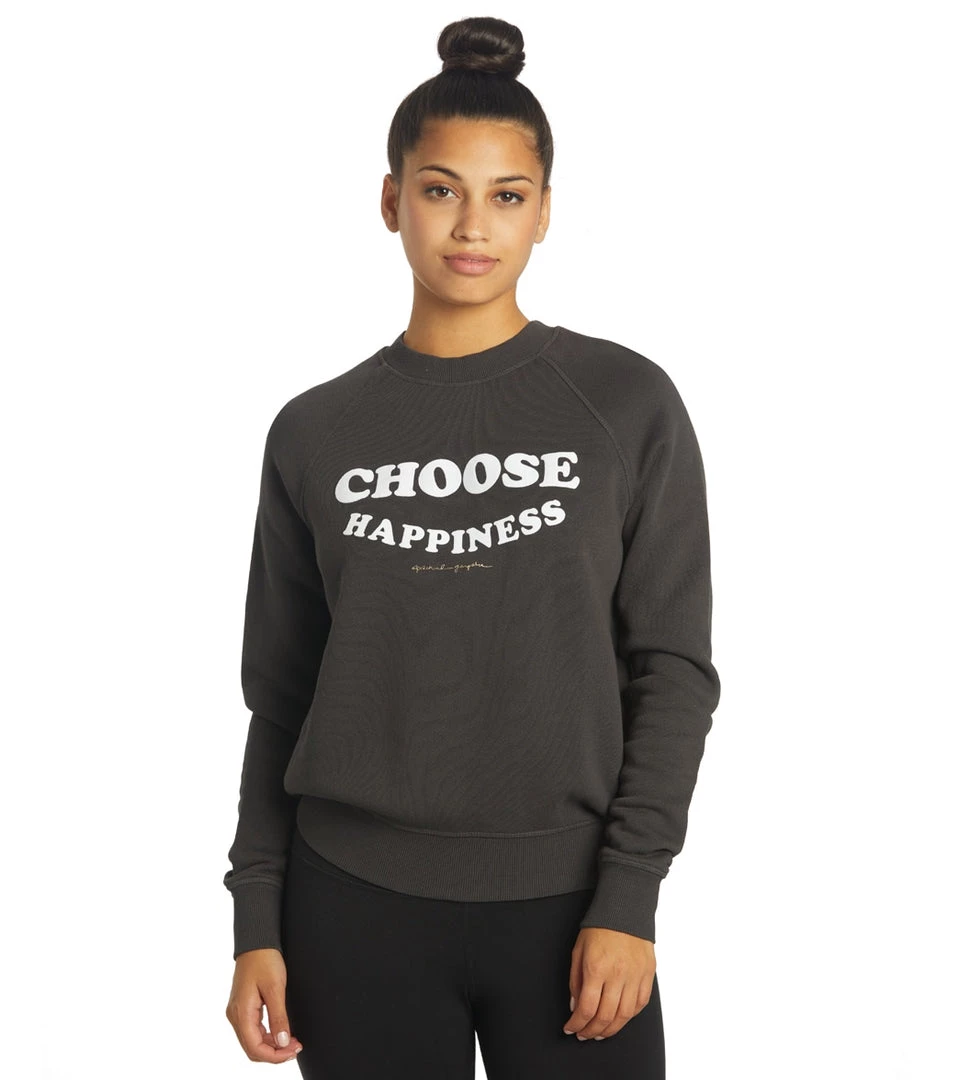 Spiritual Gangster Happiness Old School Terry Pullover Vintage Black 3 Spiritual Gangster Happiness Old School Terry Pullover Vintage Black