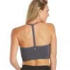 Spiritual Gangster Icon T-Back Sports Bra Slate