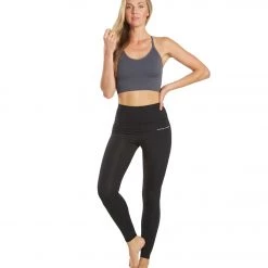 Spiritual Gangster Icon T-Back Sports Bra Slate 12 Spiritual Gangster Icon T-Back Sports Bra Slate