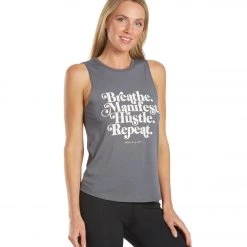 Spiritual Gangster Muscle Tank Slate CLOTHING