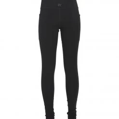 Everyday Yoga Girl Uphold Solid High Waisted Leggings With Pockets Black