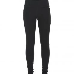 Everyday Yoga Girl Uphold Solid High Waisted Leggings With Pockets Black