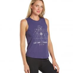 Spiritual Gangster Muscle Tank Indigo