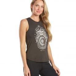 Spiritual Gangster Muscle Tank Vintage Black