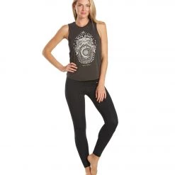 Spiritual Gangster Muscle Tank Vintage Black