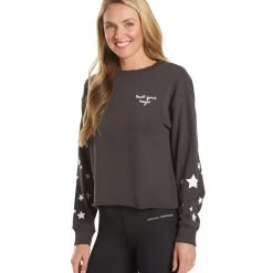 CLOTHING Spiritual Gangster Mazzy Pullover Sweatshirt Vintage Black