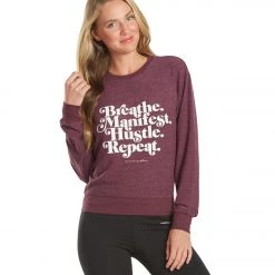 Spiritual Gangster Hustle Crew Neck Savasana Pullover CLOTHING