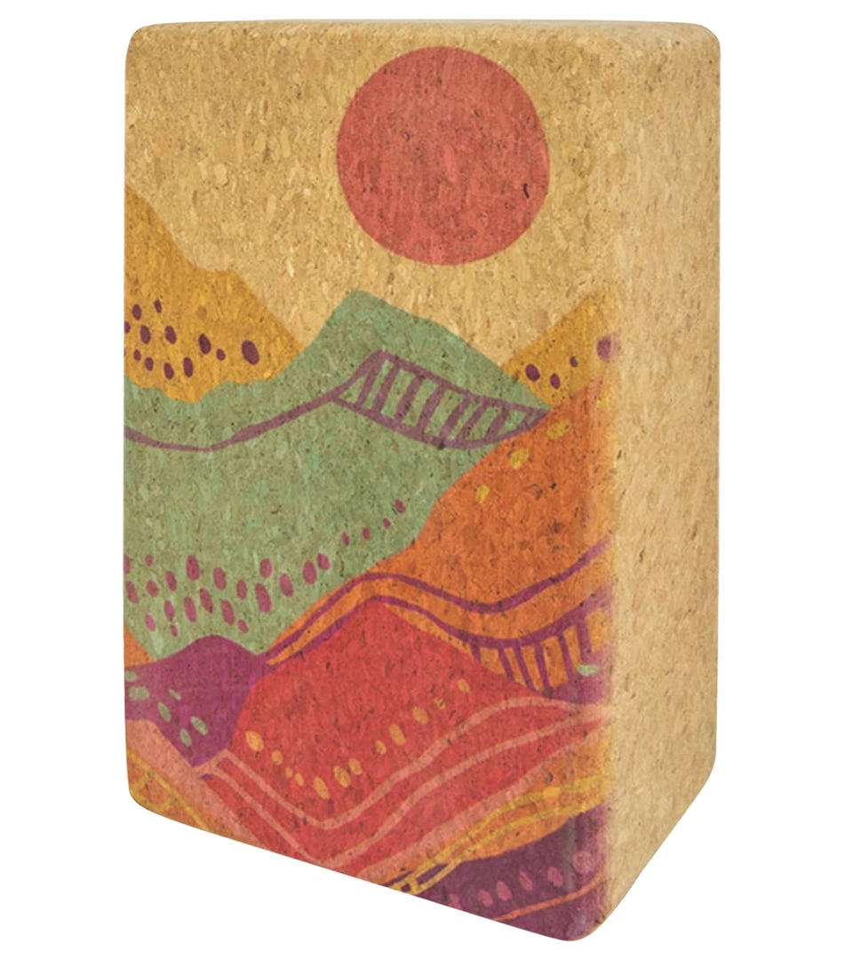 Yoloha Spirit Rising Cork Yoga Block Spirit Rising YOGA MATS & PROPS 8 Yoloha Spirit Rising Cork Yoga Block Spirit Rising YOGA MATS & PROPS