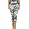 CLOTHING Marika Tony Capri Black Watercolor Ikat