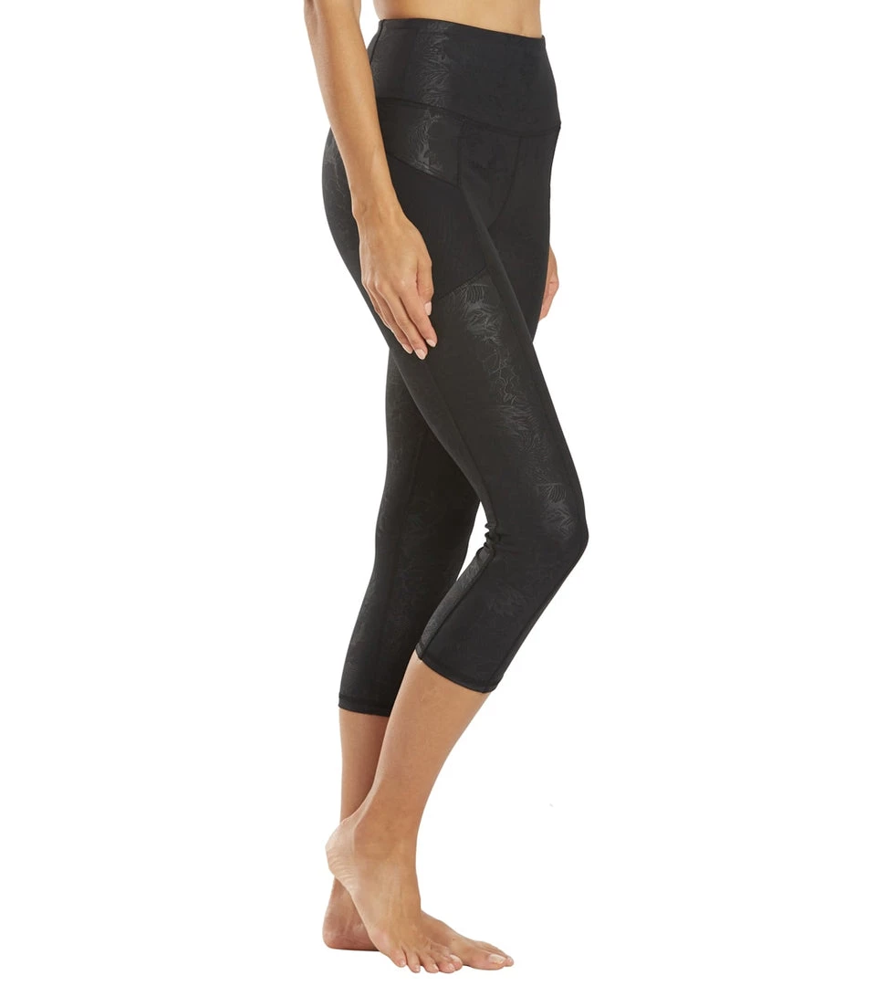 CLOTHING Marika Callie Capri Black Wildflower Emboss 4 CLOTHING Marika Callie Capri Black Wildflower Emboss