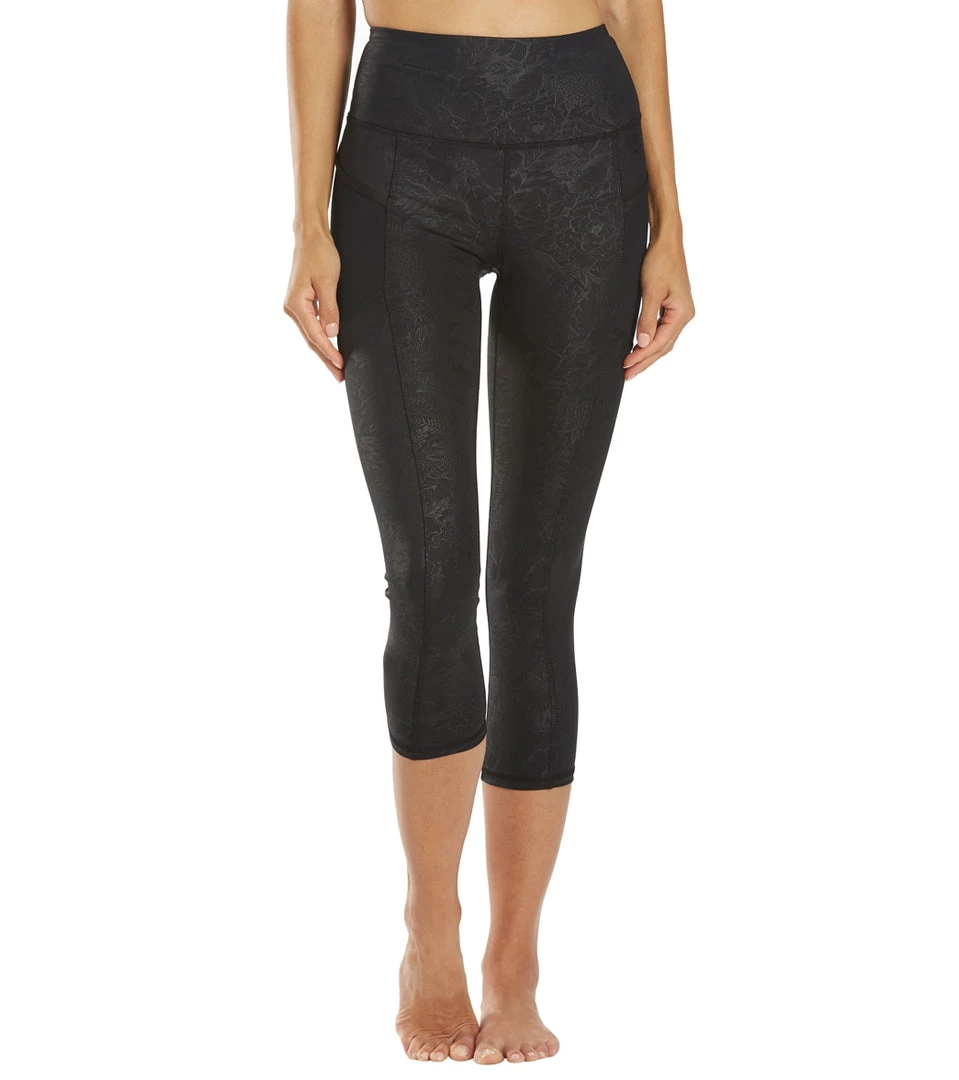 CLOTHING Marika Callie Capri Black Wildflower Emboss 9 CLOTHING Marika Callie Capri Black Wildflower Emboss