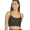 Marika Ivy Sports Bra Black Wildflower Emboss