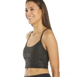 Marika Ivy Sports Bra Black Wildflower Emboss 13 Marika Ivy Sports Bra Black Wildflower Emboss