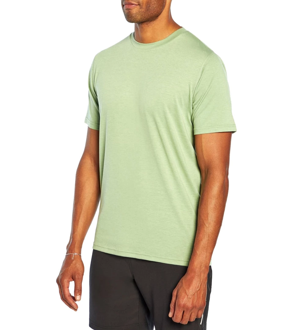 Balance Collection Men's Recharge Tee Heather Basil CLOTHING 4 Balance Collection Men's Recharge Tee Heather Basil CLOTHING