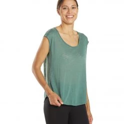 CLOTHING Marika Diamond Tee Blue Spruce