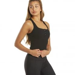 CLOTHING Marika Milly Crop Tank Black 10 CLOTHING Marika Milly Crop Tank Black