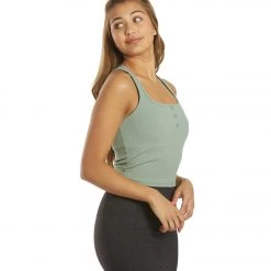 CLOTHING Marika Milly Crop Tank Chinois Green