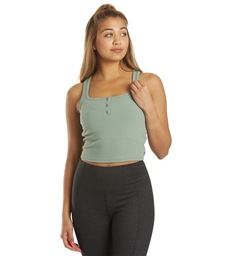 CLOTHING Marika Milly Crop Tank Chinois Green 9 CLOTHING Marika Milly Crop Tank Chinois Green