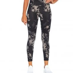 CLOTHING Marika Liza Ankle Leggings Black Ink Tie Dye