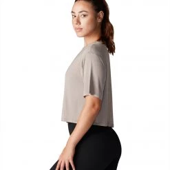 Tavi Crop Tee Flax CLOTHING