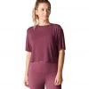 Tavi Crop Tee Garnet CLOTHING