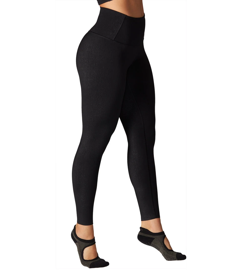 Tavi High Waisted 7/8 Yoga Leggings Ebony Python CLOTHING 4 Tavi High Waisted 7/8 Yoga Leggings Ebony Python CLOTHING