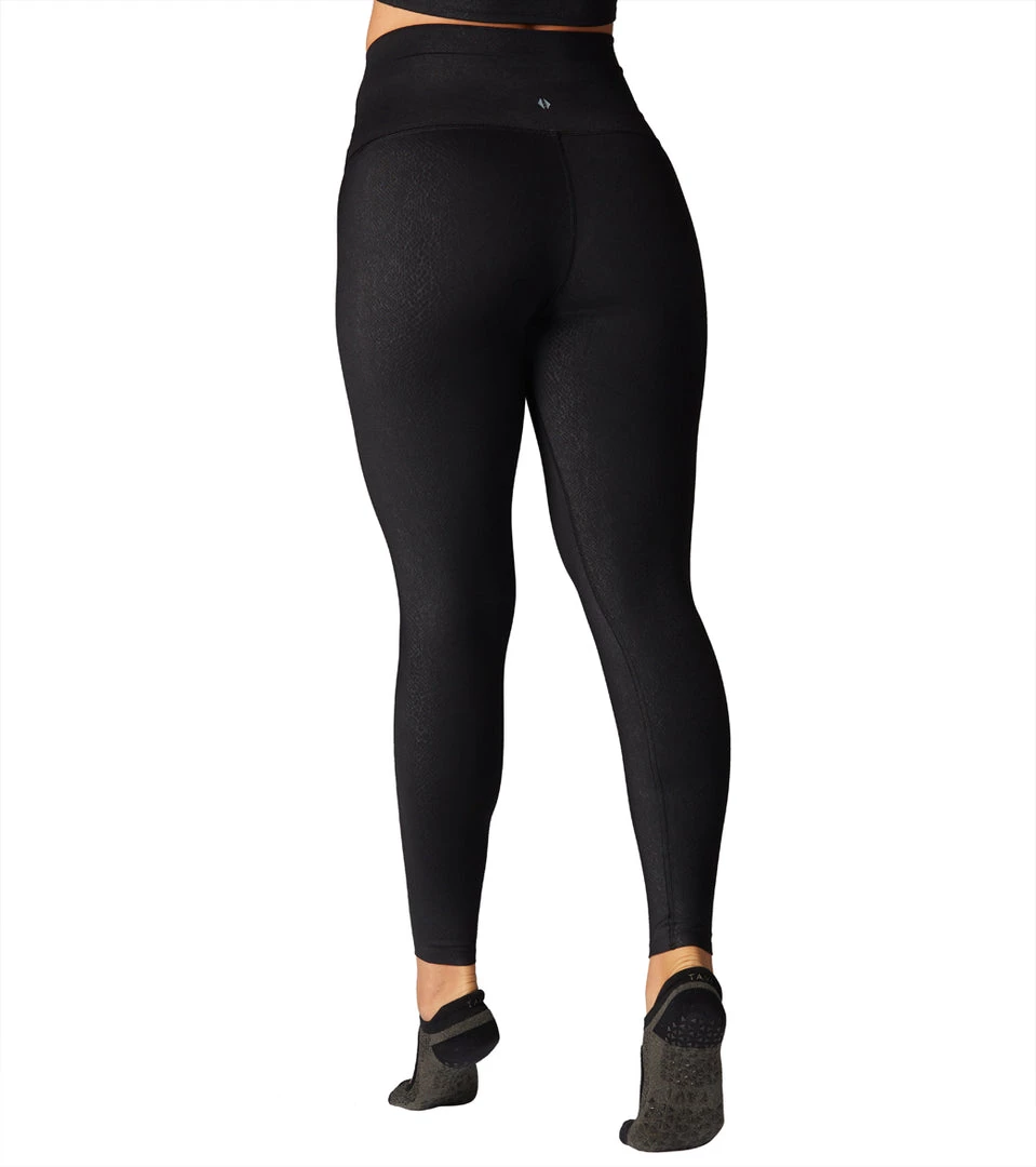 Tavi High Waisted 7/8 Yoga Leggings Ebony Python CLOTHING 5 Tavi High Waisted 7/8 Yoga Leggings Ebony Python CLOTHING